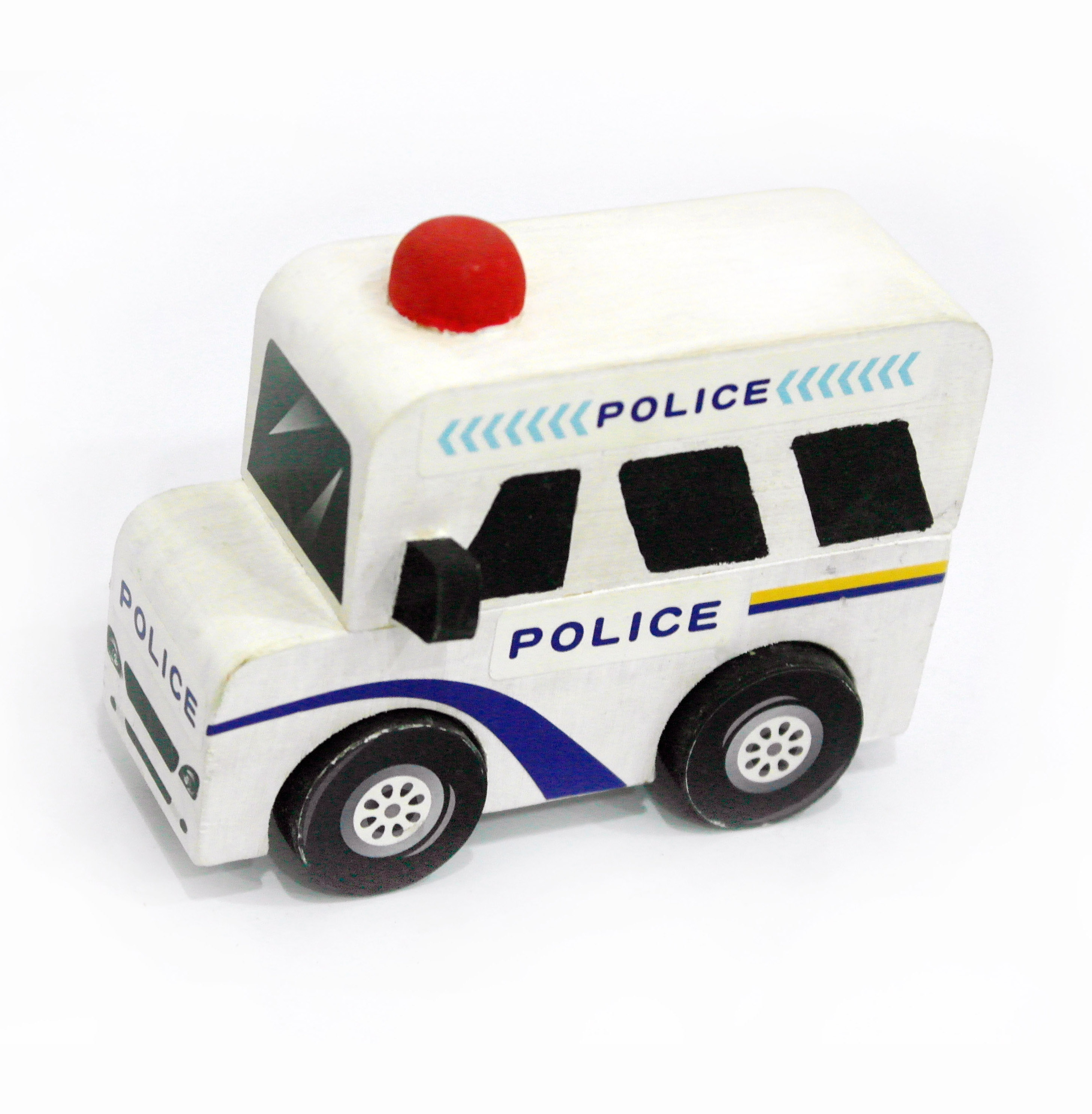 儿童简笔画涂色打印警车